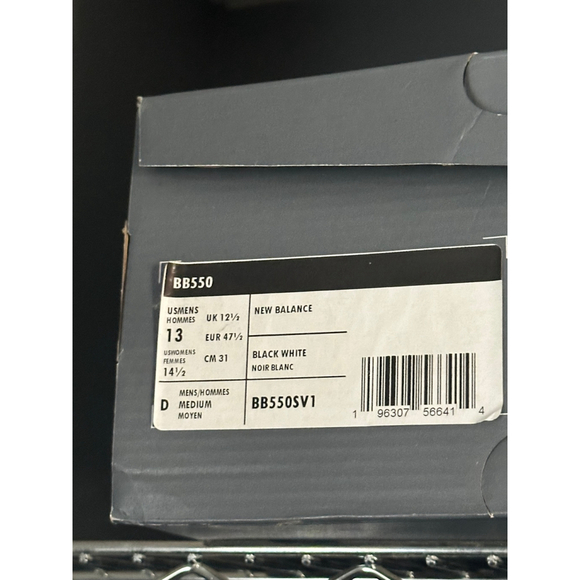 New balance 550 panda bb550sv1 size 10 men - Picture 5 of 5